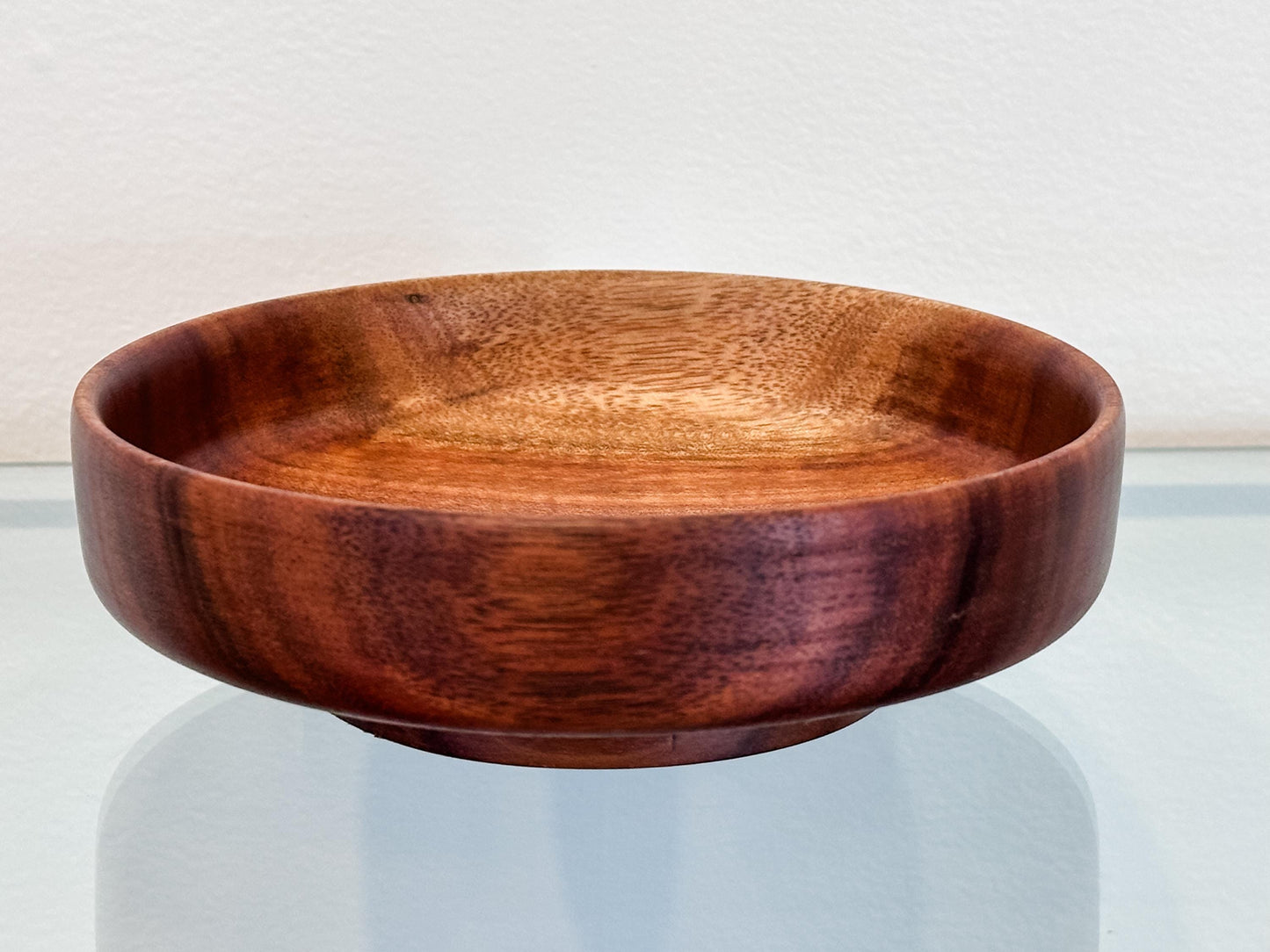 Small Formosa Koa Wood Bowl, Handmade on Hawaii Island by professional artist Llosh Winne, Organic oils, Food safe
