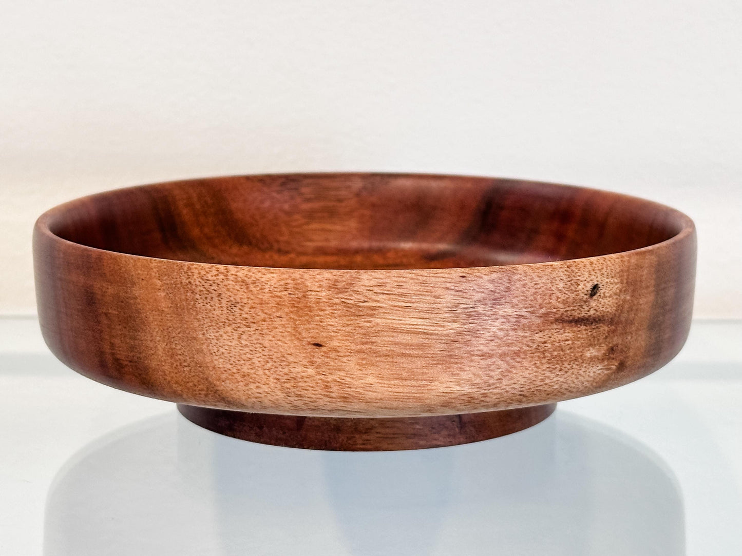 Small Formosa Koa Wood Bowl, Handmade on Hawaii Island by professional artist Llosh Winne, Organic oils, Food safe