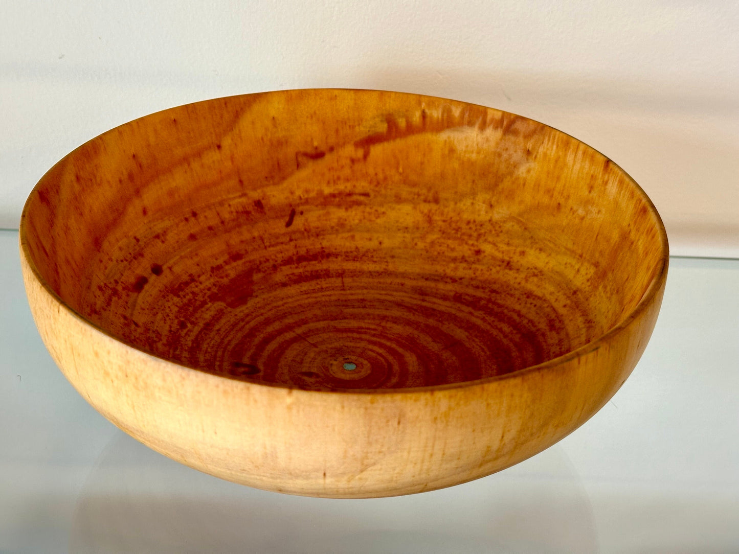 Medium Norfolk Pine Wood Bowl, Perfect for a Salad Bowl, Serving Bowl, Table Centerpiece or Home Décor Artwork, Handmade, Food Safe
