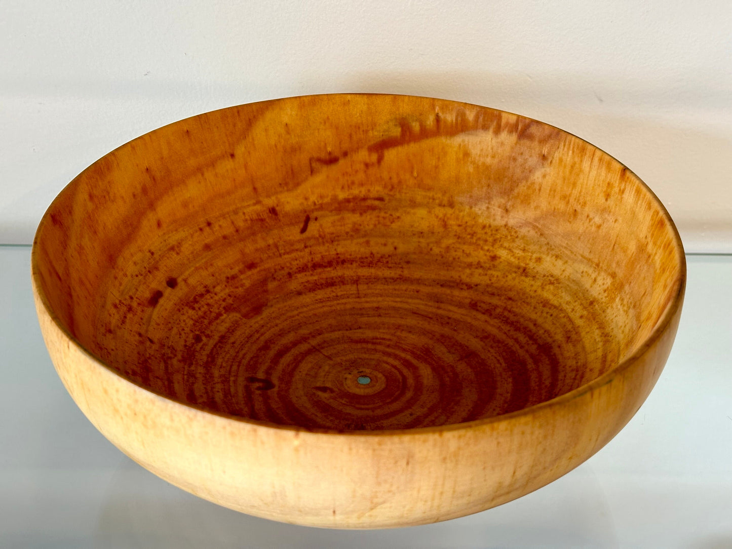 Medium Norfolk Pine Wood Bowl, Perfect for a Salad Bowl, Serving Bowl, Table Centerpiece or Home Décor Artwork, Handmade, Food Safe