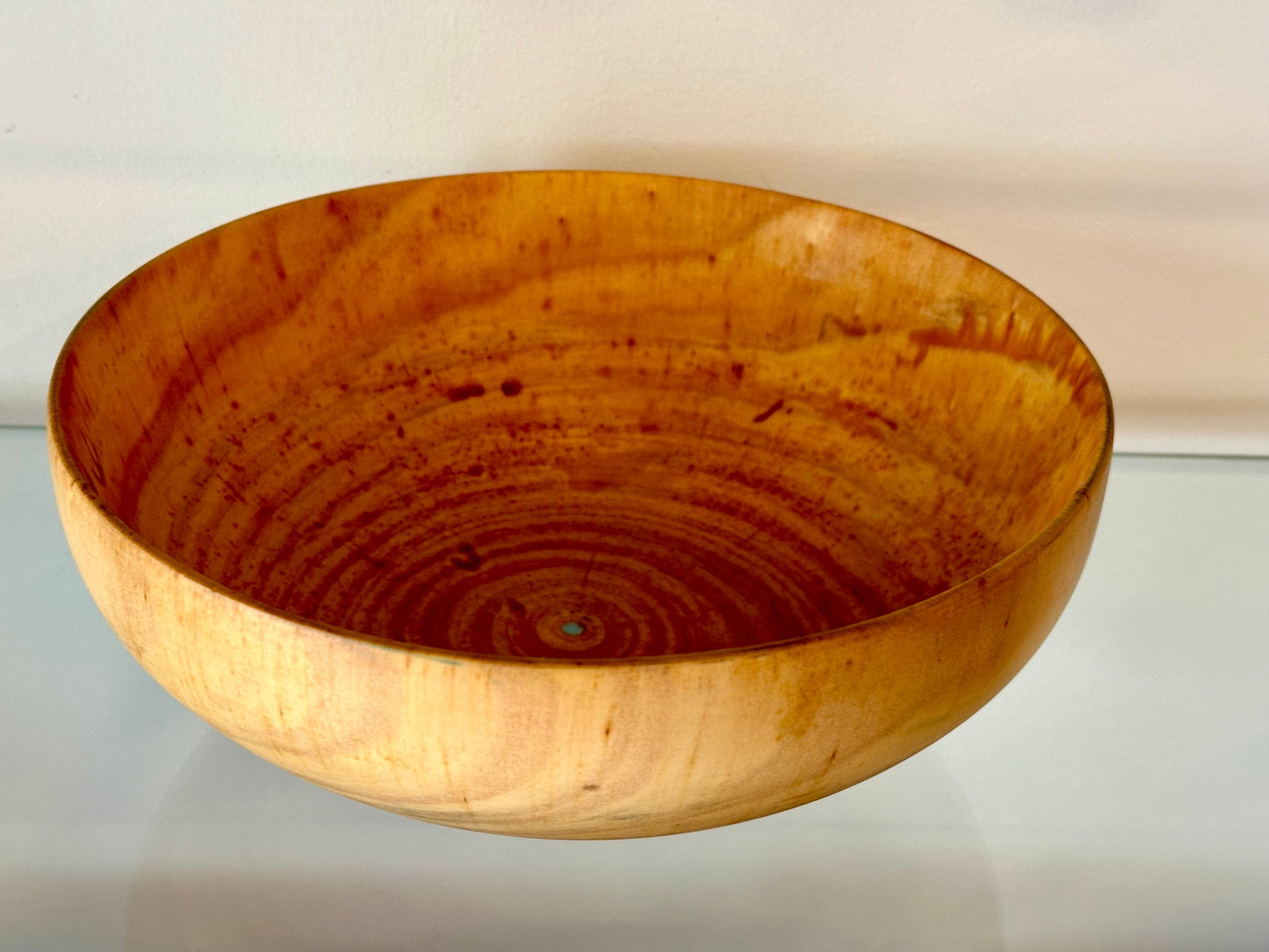 Medium Norfolk Pine Wood Bowl, Perfect for a Salad Bowl, Serving Bowl, Table Centerpiece or Home Décor Artwork, Handmade, Food Safe