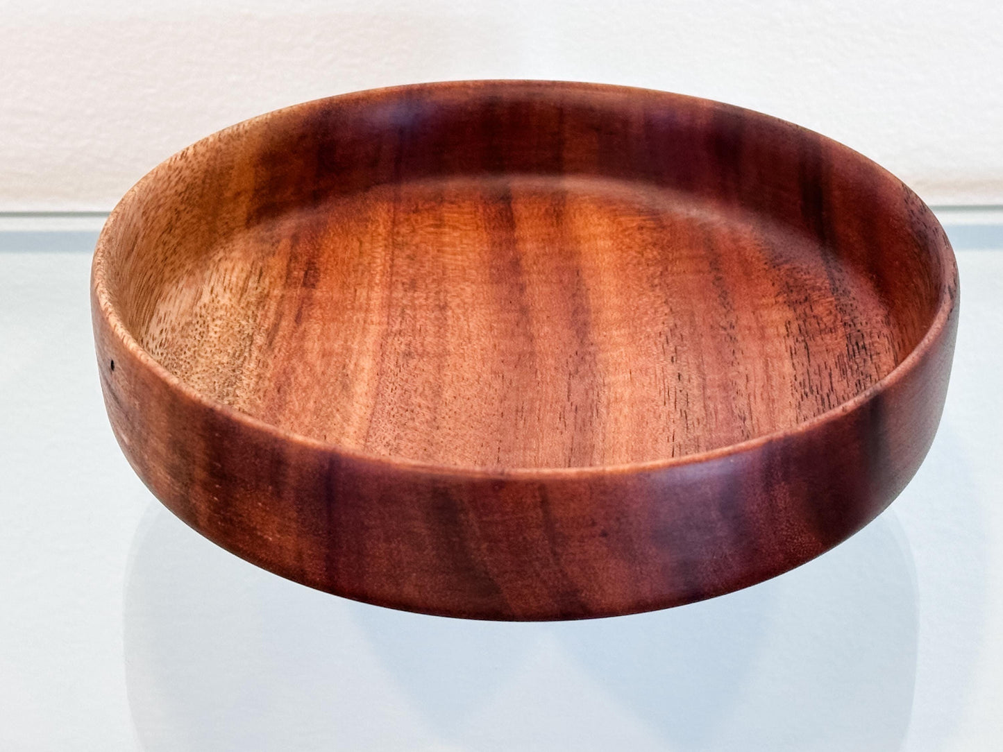 Small Formosa Koa Wood Bowl, Handmade on Hawaii Island by professional artist Llosh Winne, Organic oils, Food safe