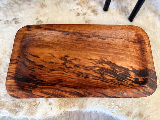 Koa Wood Platter, Koa Wood Charcuterie Board, Koa Wood Serving Tray, Table Centerpiece, Handmade, Food Safe, Made in Hawaii, Hawaii wood