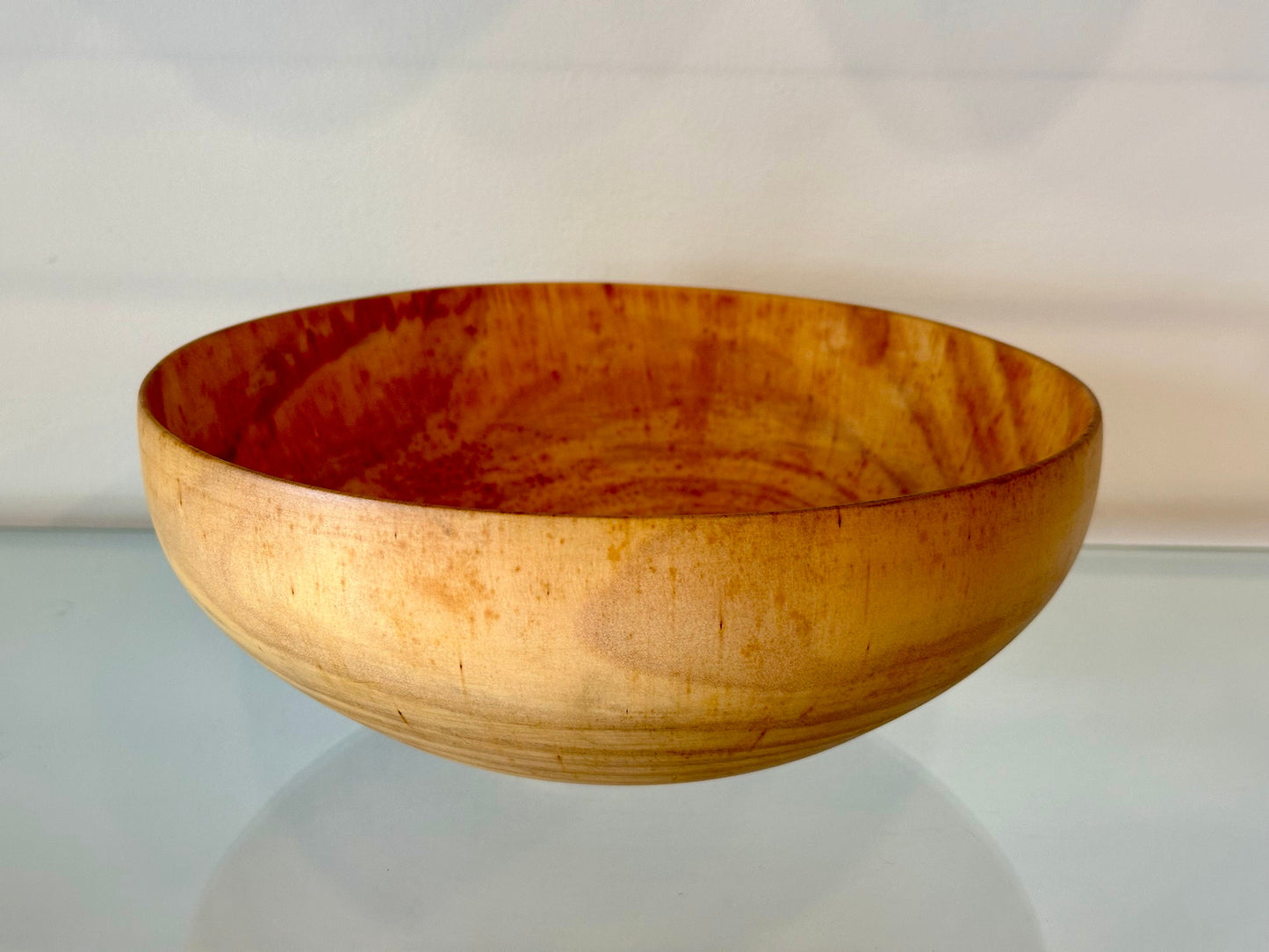 Medium Norfolk Pine Wood Bowl, Perfect for a Salad Bowl, Serving Bowl, Table Centerpiece or Home Décor Artwork, Handmade, Food Safe