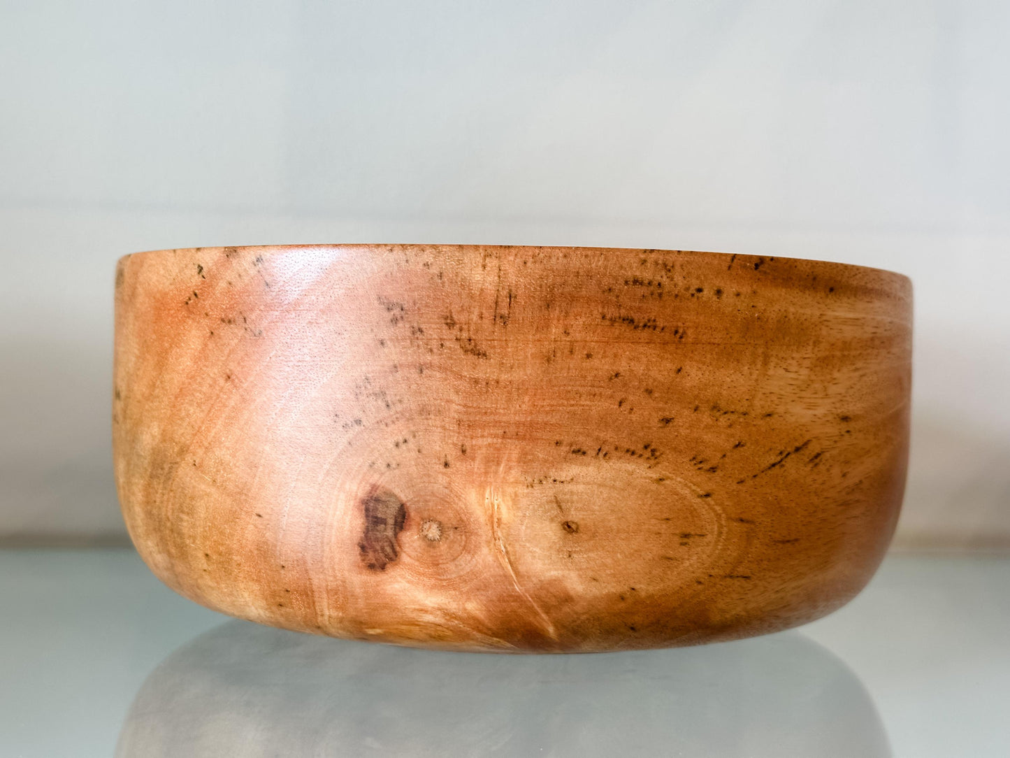 Mango Wood Bowl, Salad Bowl, Handmade Wood Salad Bowl, Mango Bowl, Mango Wood Salad Bowl with Turquoise, Organic, Food Safe