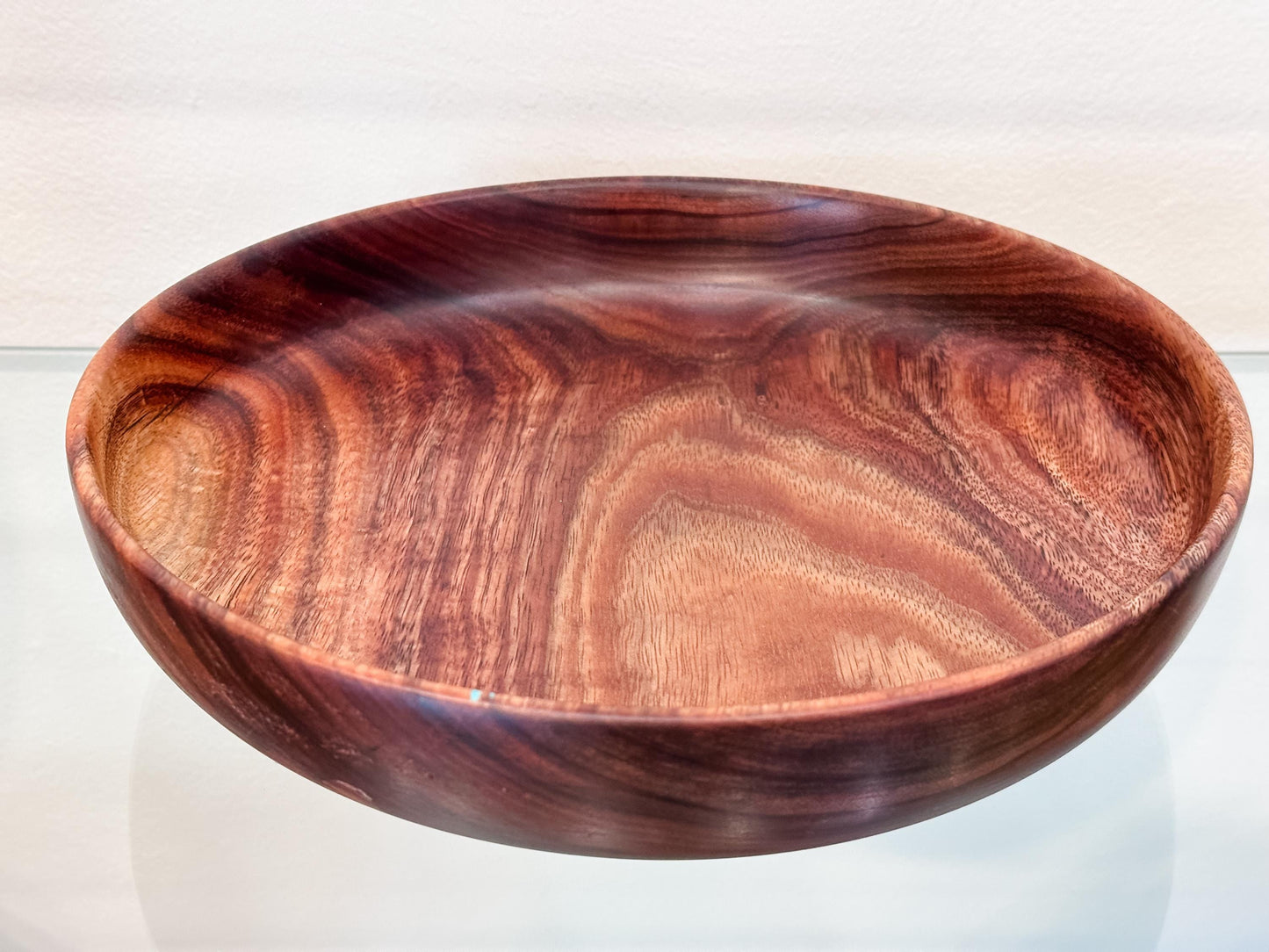 Koa Wood Bowl, Wood Bowl, Wood Salad Bowl, Salad Bowl, Koa Bowl, Handmade Wood Bowl, Bowl with Turquoise, Food Safe, Organic
