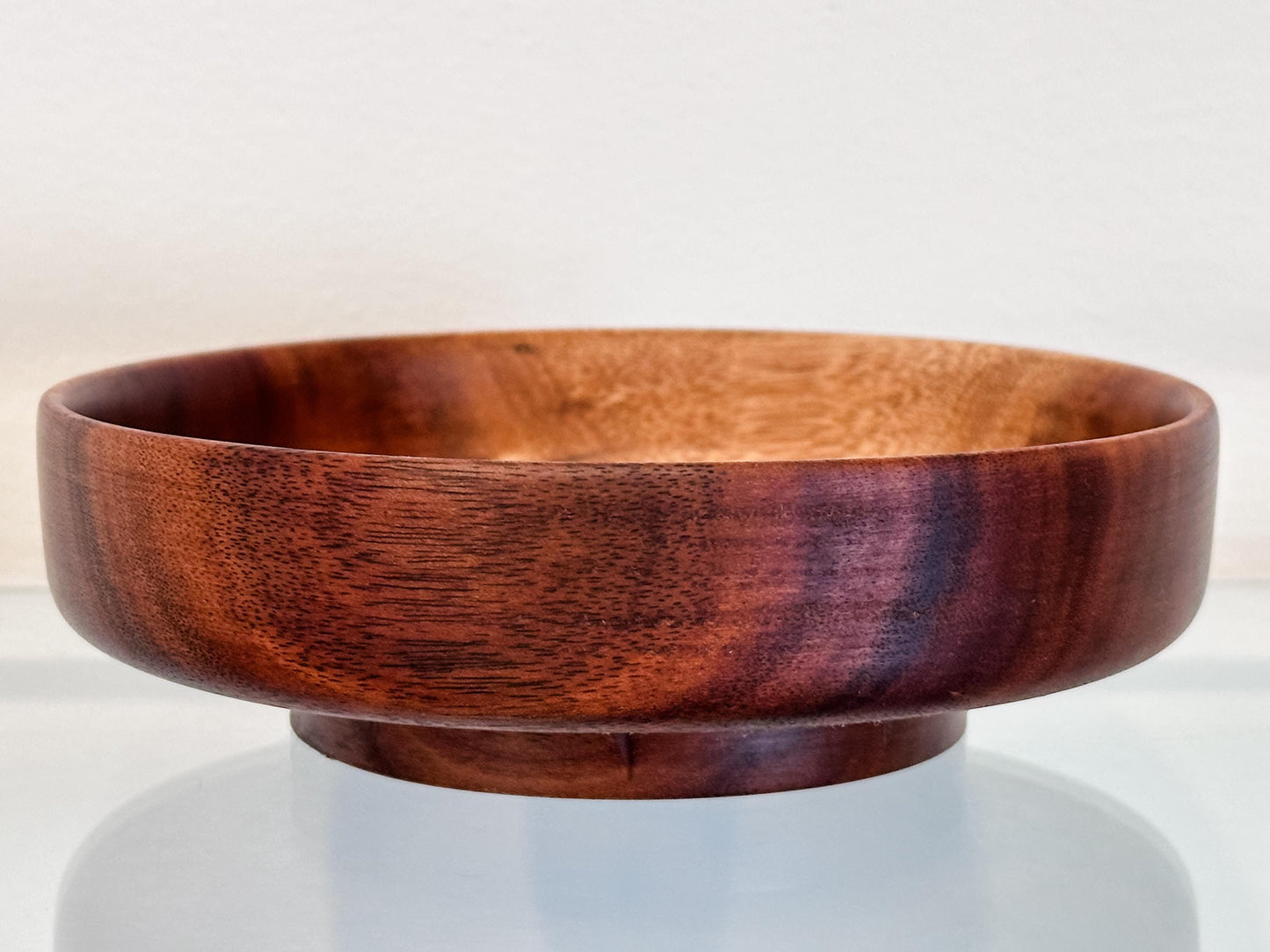 Small Formosa Koa Wood Bowl, Handmade on Hawaii Island by professional artist Llosh Winne, Organic oils, Food safe