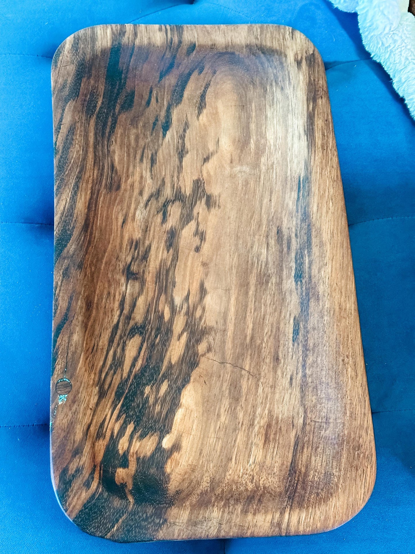 Koa Wood Platter, Koa Wood Charcuterie Board, Koa Wood Serving Tray, Table Centerpiece, Handmade, Food Safe, Made in Hawaii, Hawaii wood