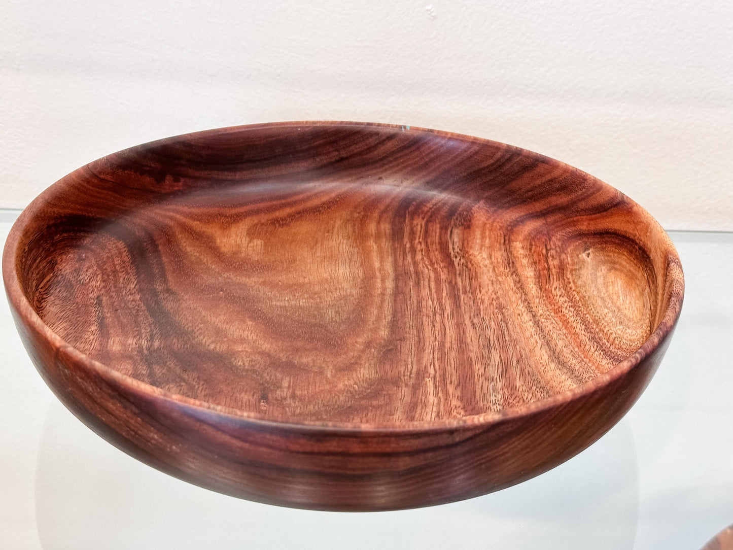 Koa Wood Bowl, Wood Bowl, Wood Salad Bowl, Salad Bowl, Koa Bowl, Handmade Wood Bowl, Bowl with Turquoise, Food Safe, Organic
