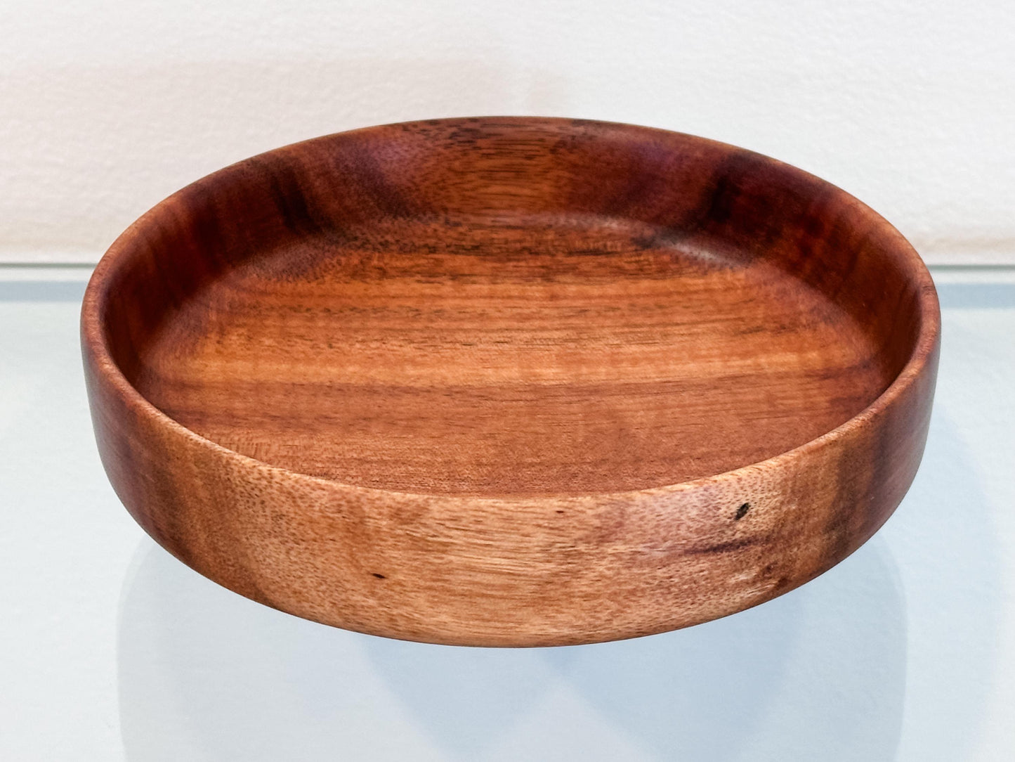 Small Formosa Koa Wood Bowl, Handmade on Hawaii Island by professional artist Llosh Winne, Organic oils, Food safe