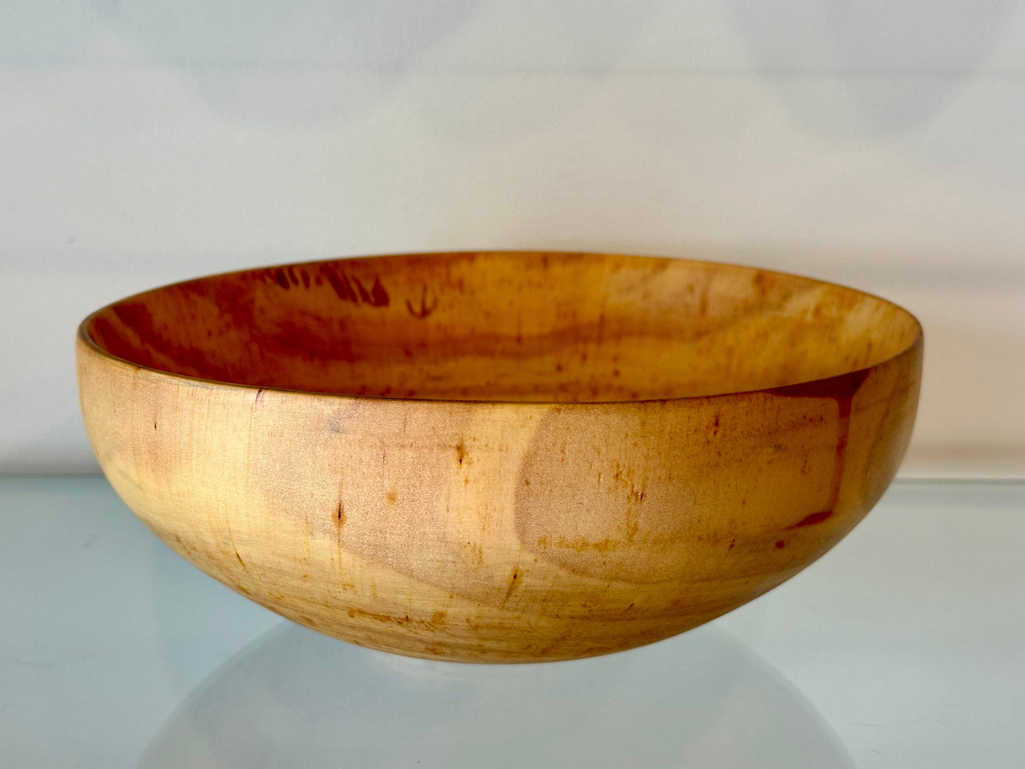 Medium Norfolk Pine Wood Bowl, Perfect for a Salad Bowl, Serving Bowl, Table Centerpiece or Home Décor Artwork, Handmade, Food Safe