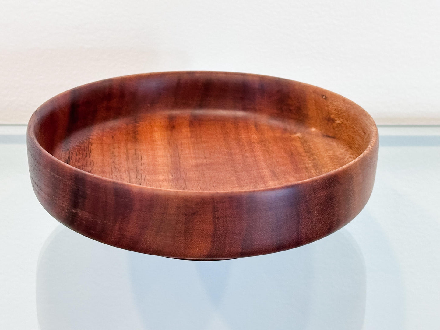 Small Formosa Koa Wood Bowl, Handmade on Hawaii Island by professional artist Llosh Winne, Organic oils, Food safe