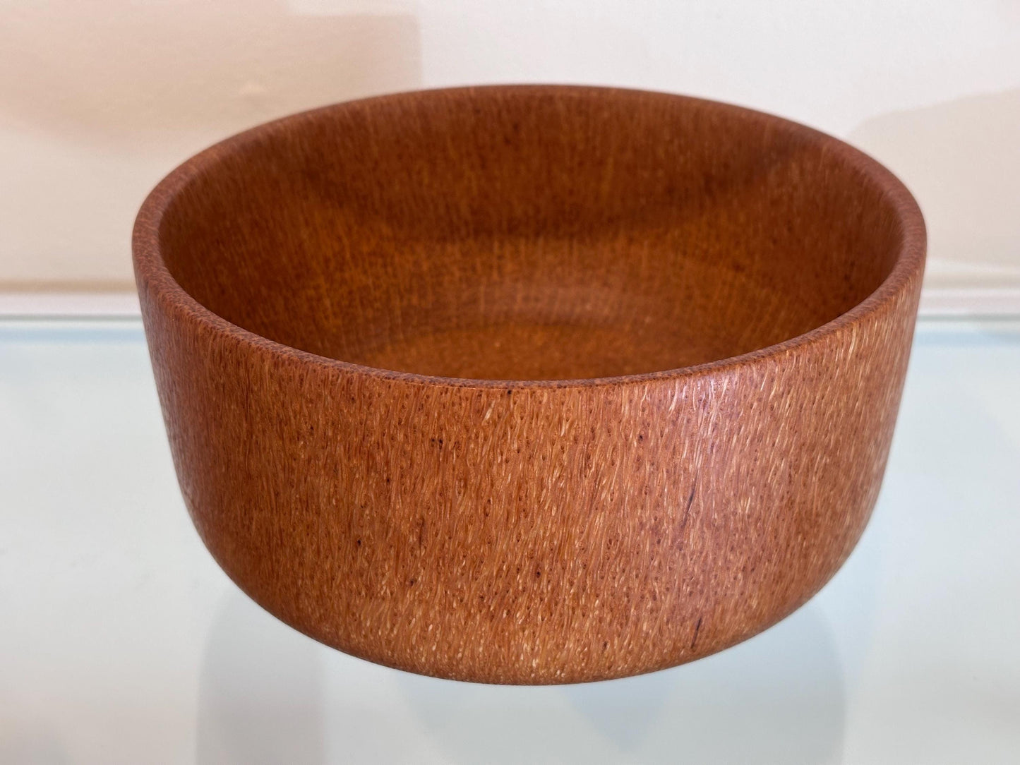 Coconut Wood Bowl, Bark Inclusion with Turquoise and Mother of Pearl Inlay, Handmade in Hawaii, Decorative Wood Bowl