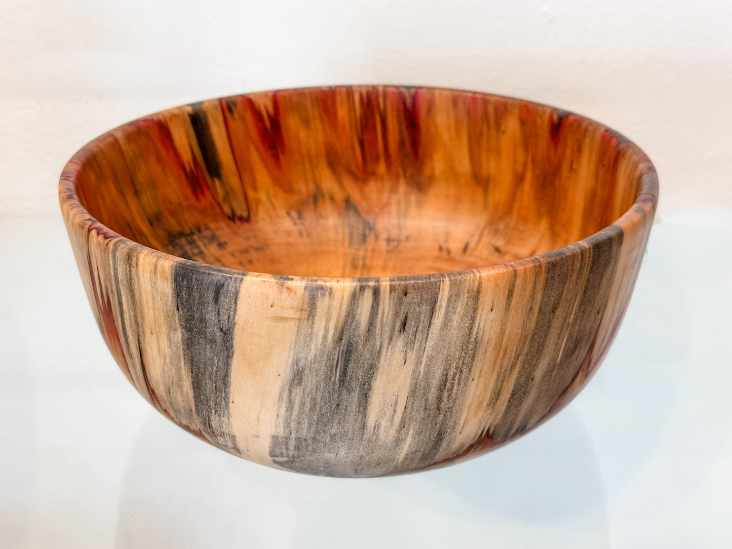 Medium Norfolk Pine Wood Bowl, Perfect for a Salad Bowl, Serving Bowl, Table Centerpiece or Home Décor Artwork, Handmade, Food Safe