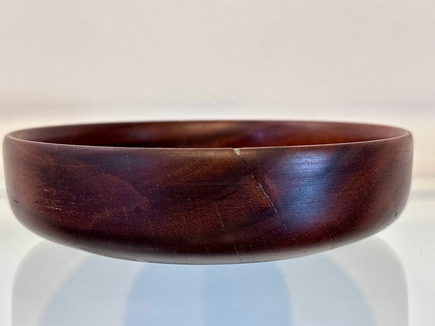 Small Formosa Koa Wood Bowl with Turquoise Inlay
