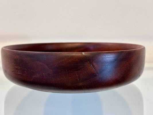 Small Formosa Koa Wood Bowl with Turquoise Inlay