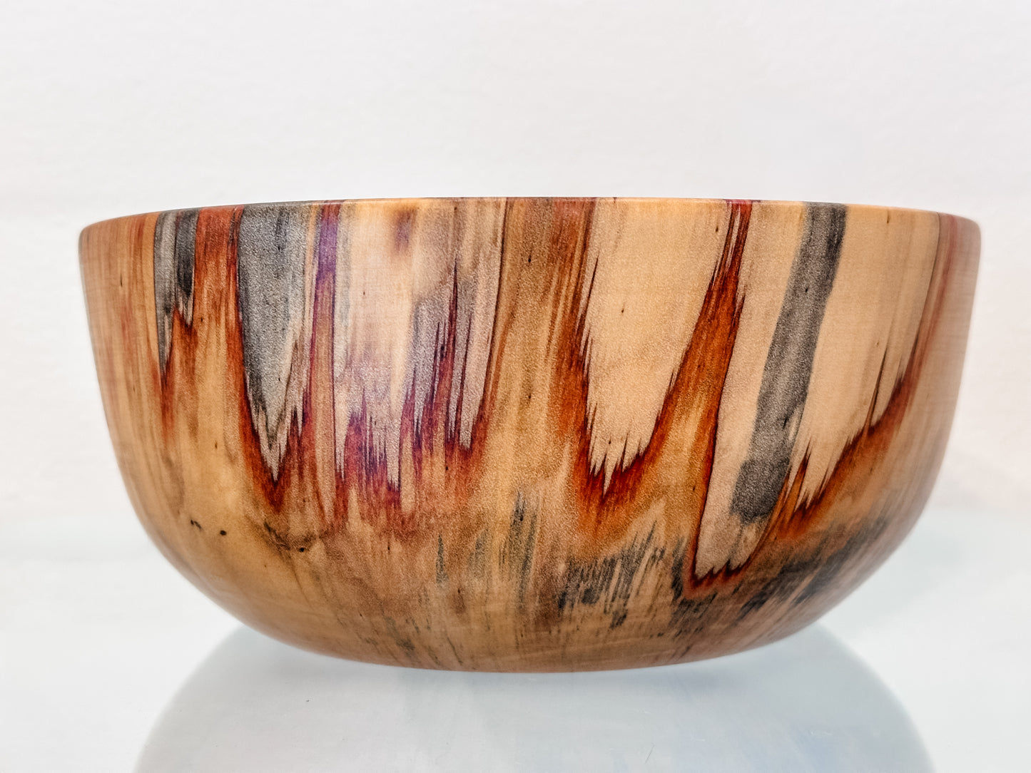 Medium Norfolk Pine Wood Bowl, Perfect for a Salad Bowl, Serving Bowl, Table Centerpiece or Home Décor Artwork, Handmade, Food Safe