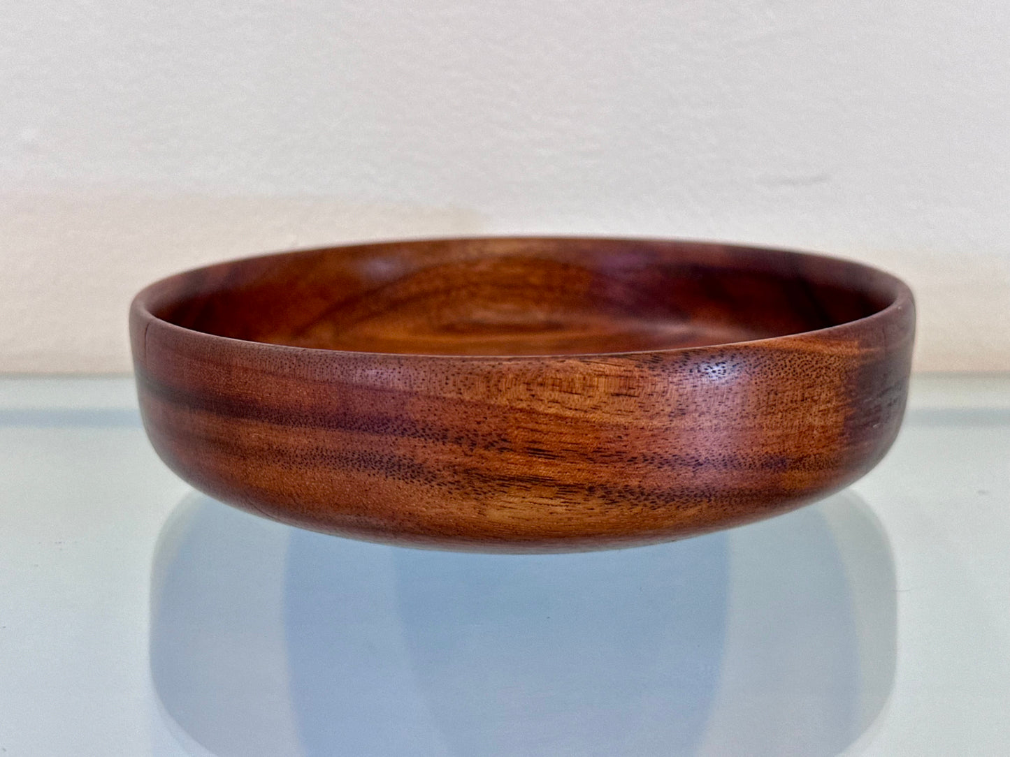 Small Formosa Koa Wood Bowl with Turquoise Inlay