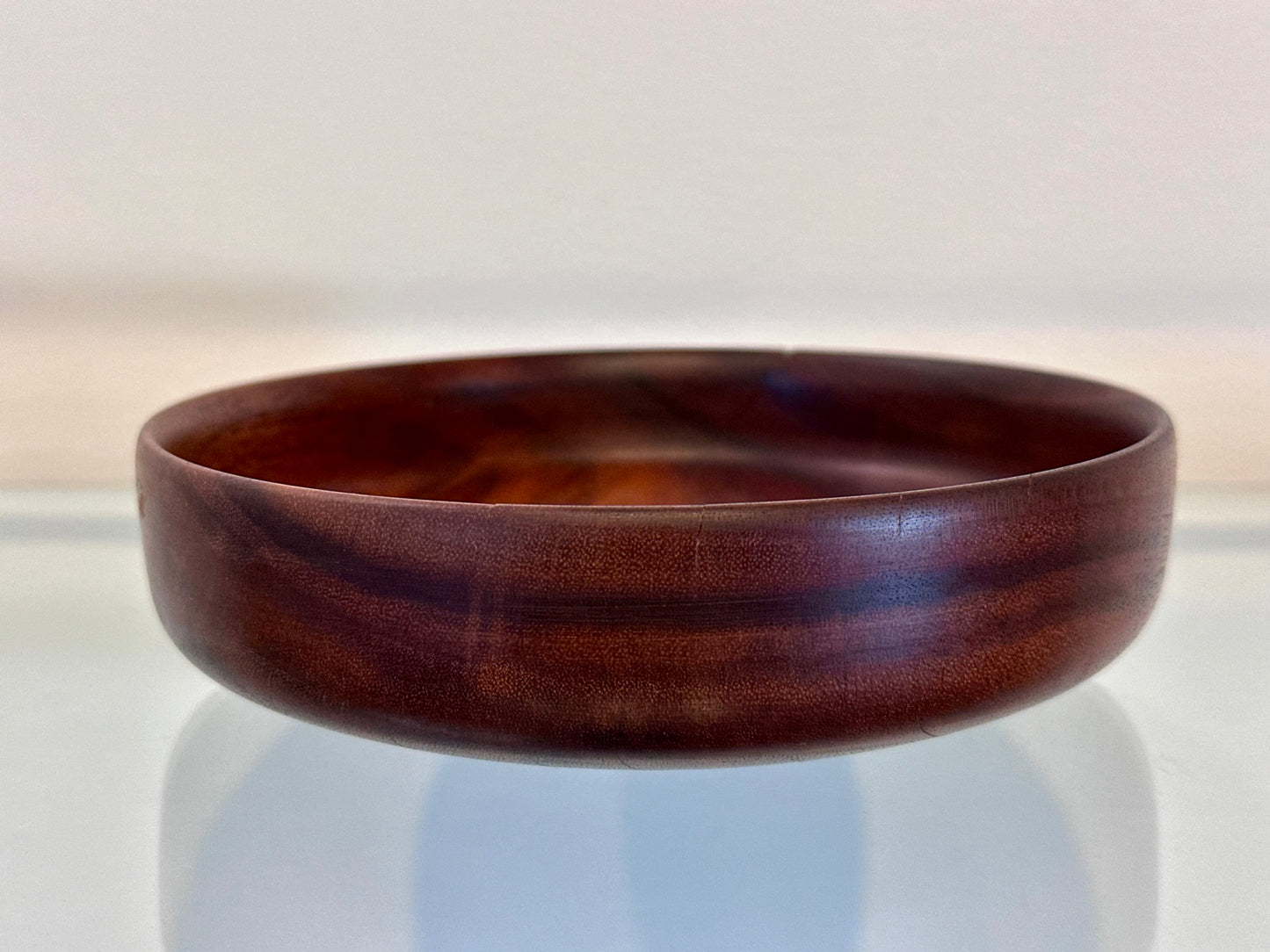Small Formosa Koa Wood Bowl with Turquoise Inlay