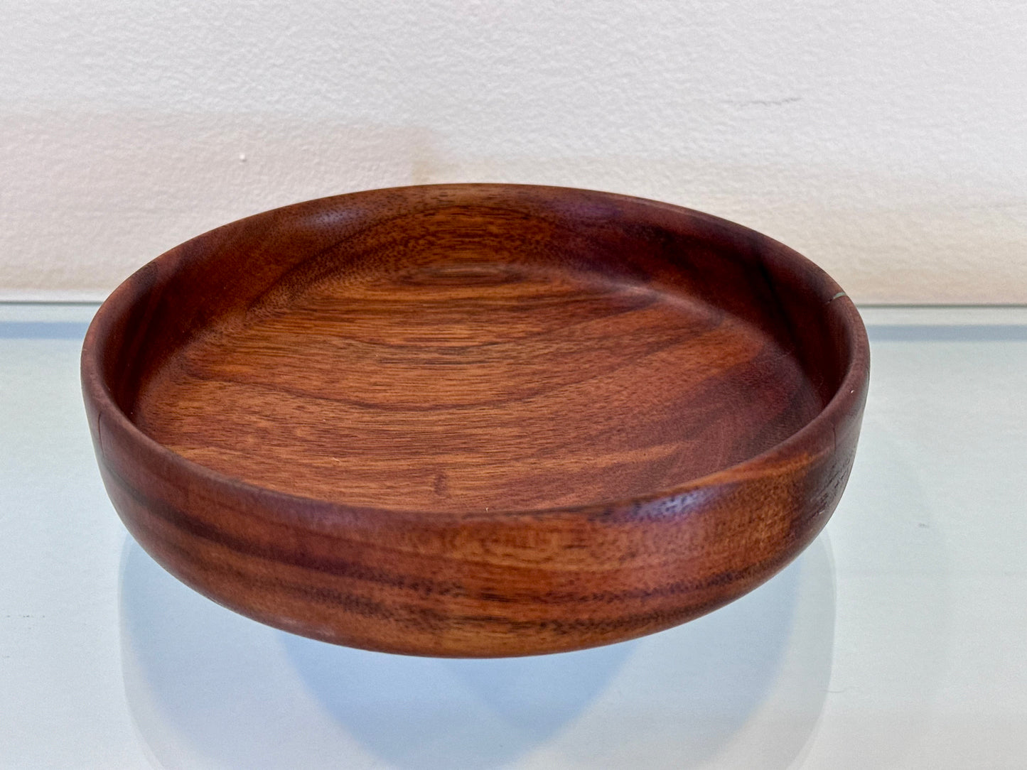 Small Formosa Koa Wood Bowl with Turquoise Inlay