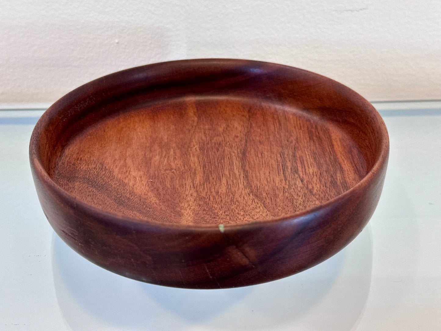 Small Formosa Koa Wood Bowl with Turquoise Inlay