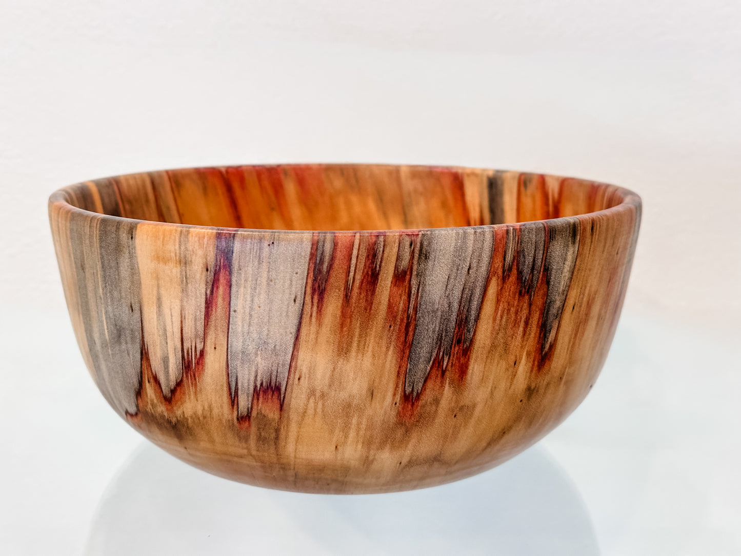 Medium Norfolk Pine Wood Bowl, Perfect for a Salad Bowl, Serving Bowl, Table Centerpiece or Home Décor Artwork, Handmade, Food Safe