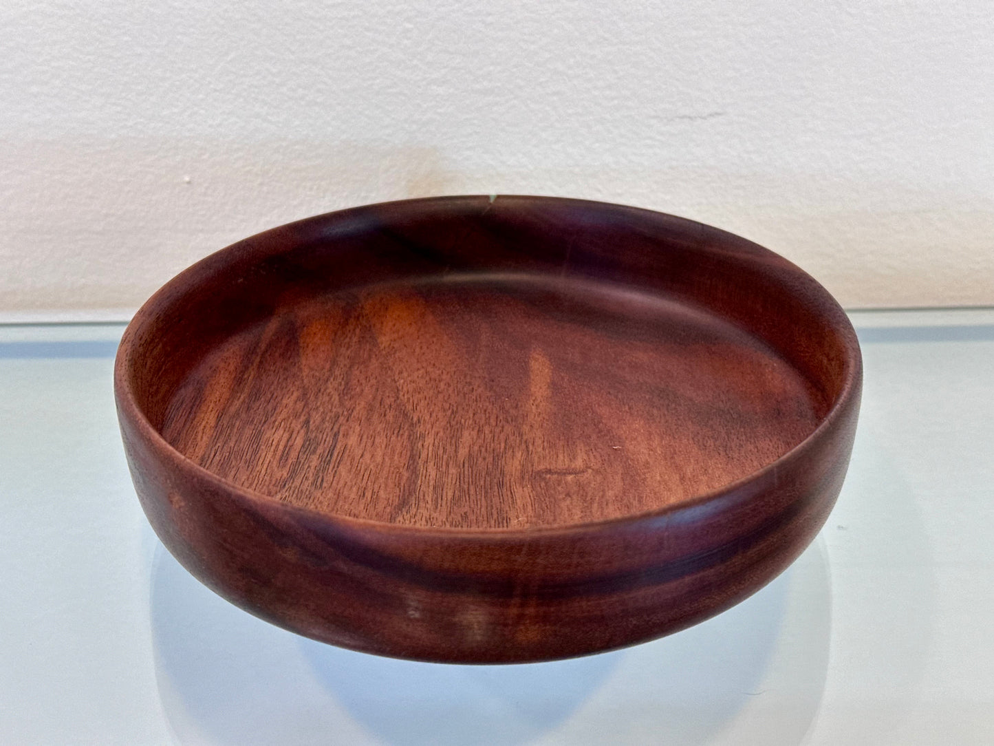 Small Formosa Koa Wood Bowl with Turquoise Inlay