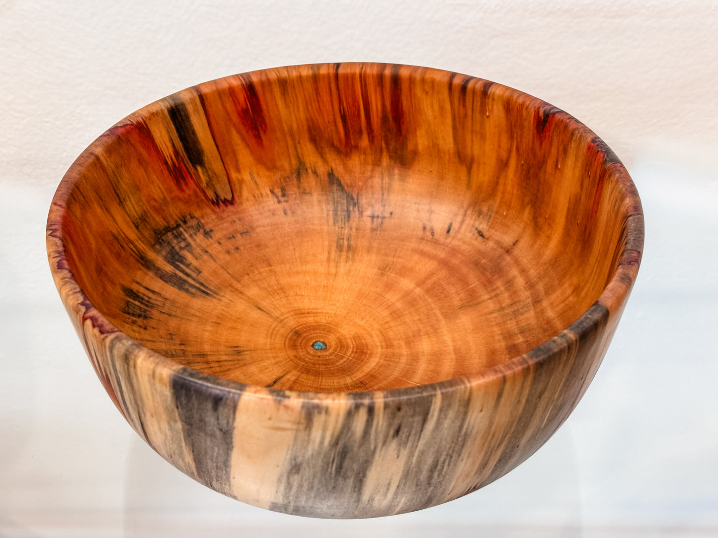 Medium Norfolk Pine Wood Bowl, Perfect for a Salad Bowl, Serving Bowl, Table Centerpiece or Home Décor Artwork, Handmade, Food Safe