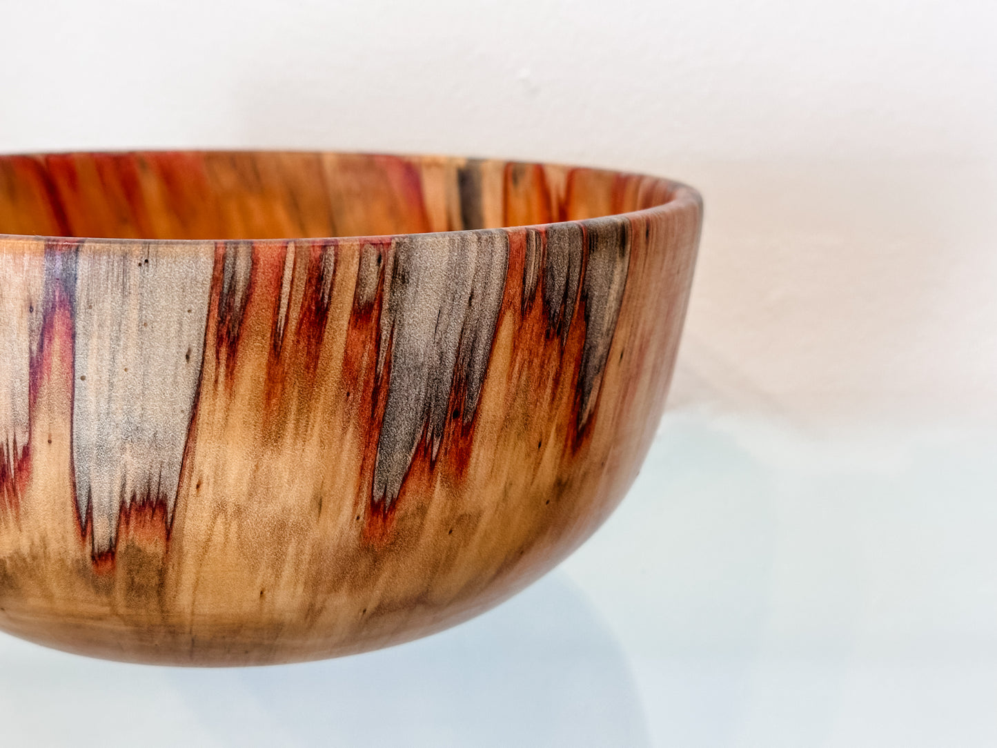 Medium Norfolk Pine Wood Bowl, Perfect for a Salad Bowl, Serving Bowl, Table Centerpiece or Home Décor Artwork, Handmade, Food Safe