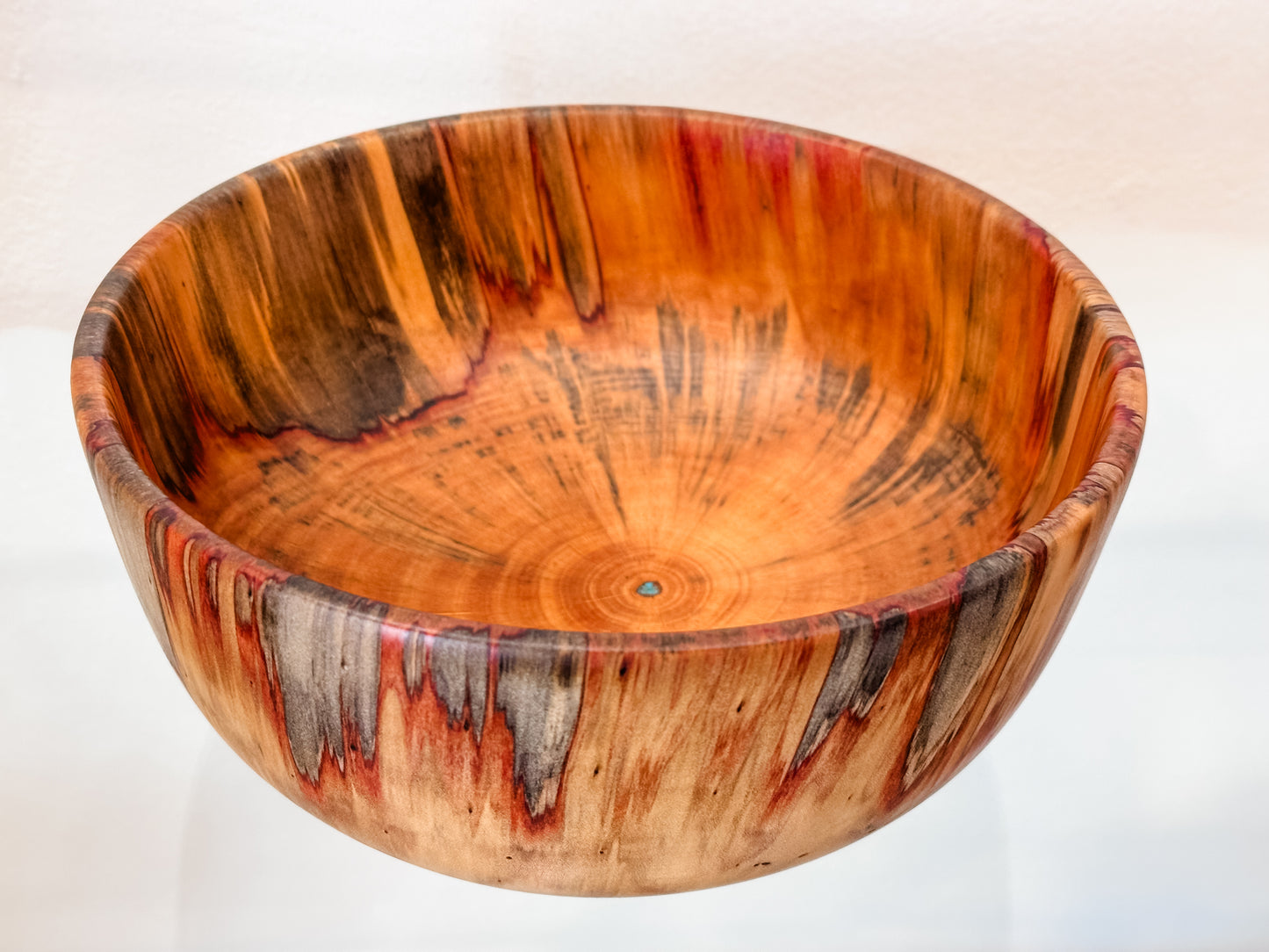 Medium Norfolk Pine Wood Bowl, Perfect for a Salad Bowl, Serving Bowl, Table Centerpiece or Home Décor Artwork, Handmade, Food Safe