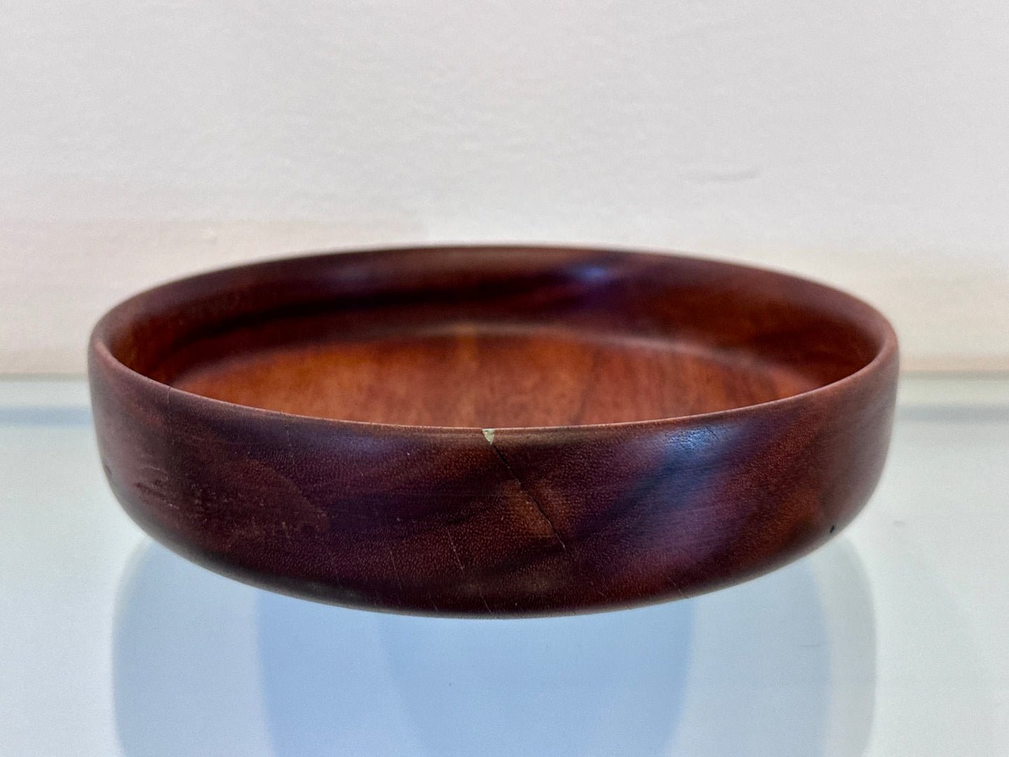 Small Formosa Koa Wood Bowl with Turquoise Inlay