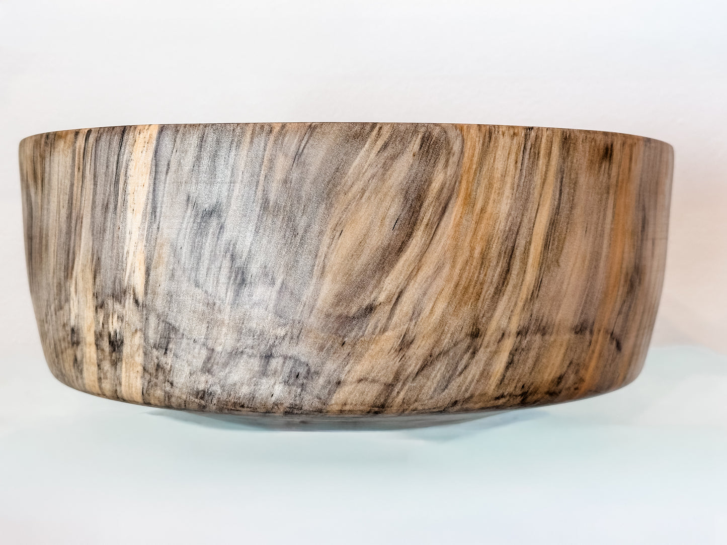 Norfolk Pine Wood Bowl with Turquoise Gemstone Inlay, Handmade in Hawaii, Food Safe, Organic Finishes
