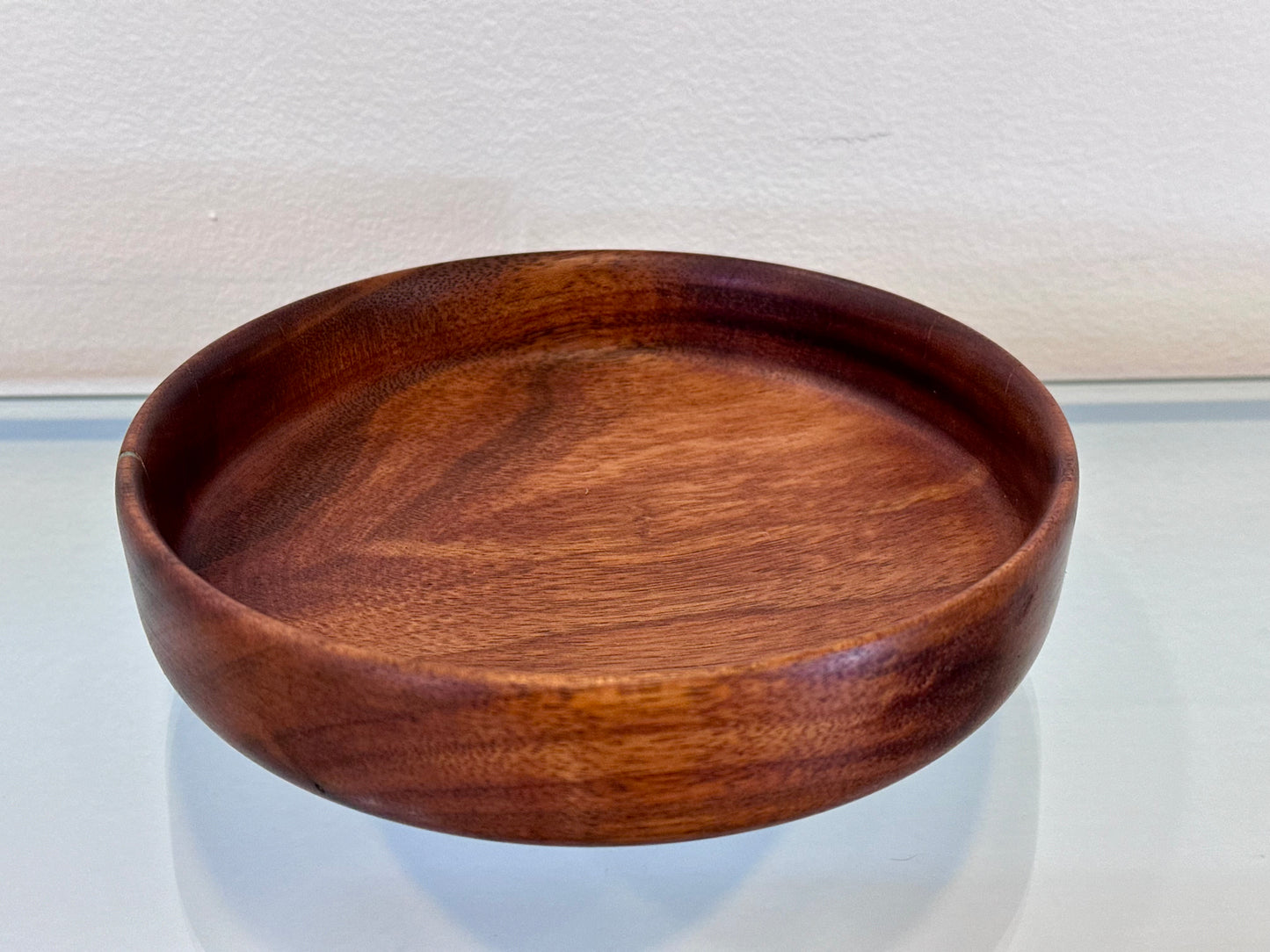 Small Formosa Koa Wood Bowl with Turquoise Inlay