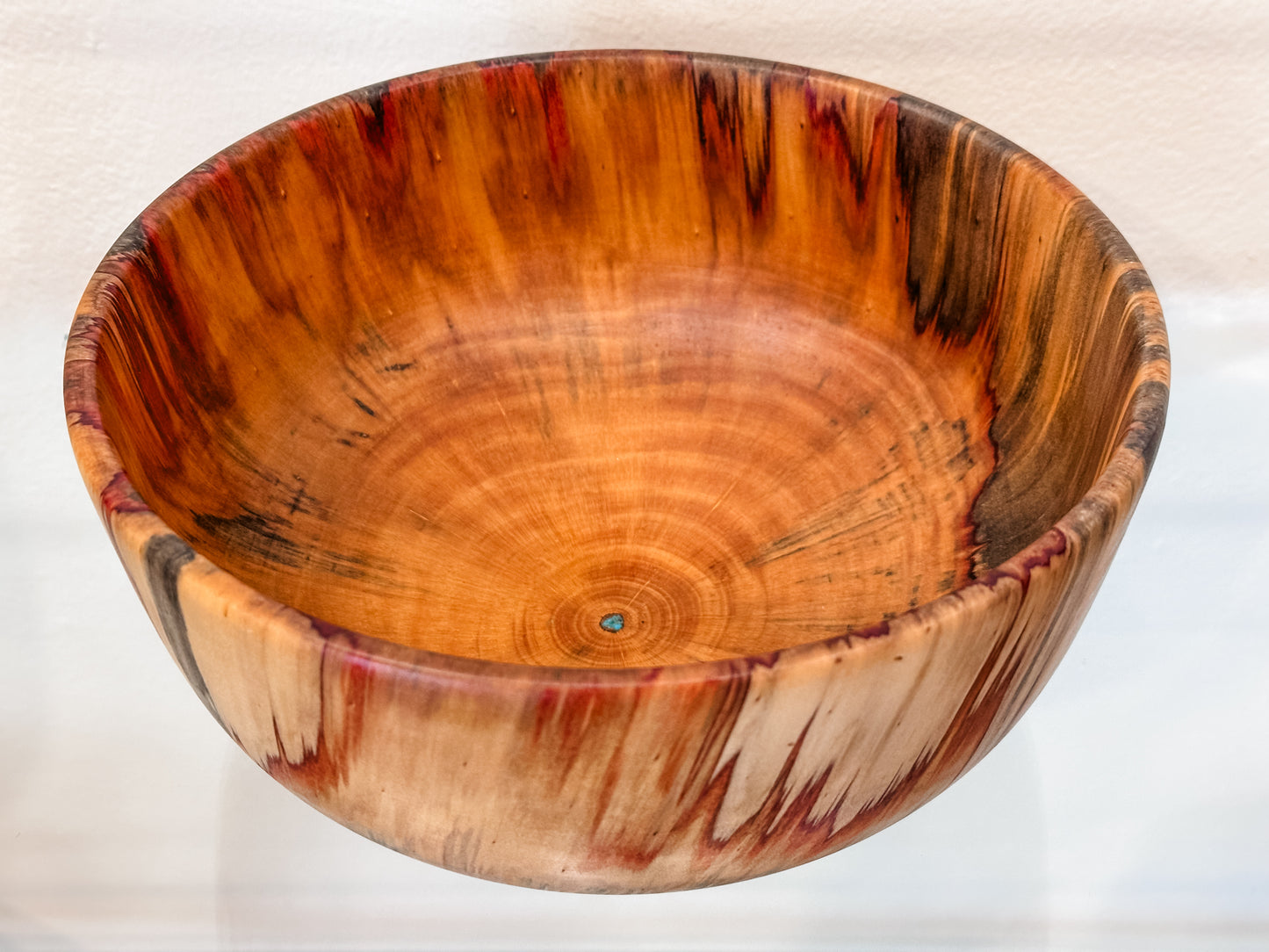 Medium Norfolk Pine Wood Bowl, Perfect for a Salad Bowl, Serving Bowl, Table Centerpiece or Home Décor Artwork, Handmade, Food Safe