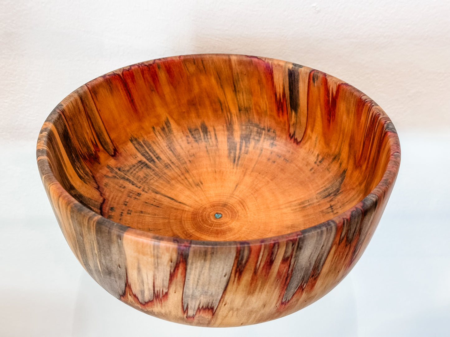 Medium Norfolk Pine Wood Bowl, Perfect for a Salad Bowl, Serving Bowl, Table Centerpiece or Home Décor Artwork, Handmade, Food Safe