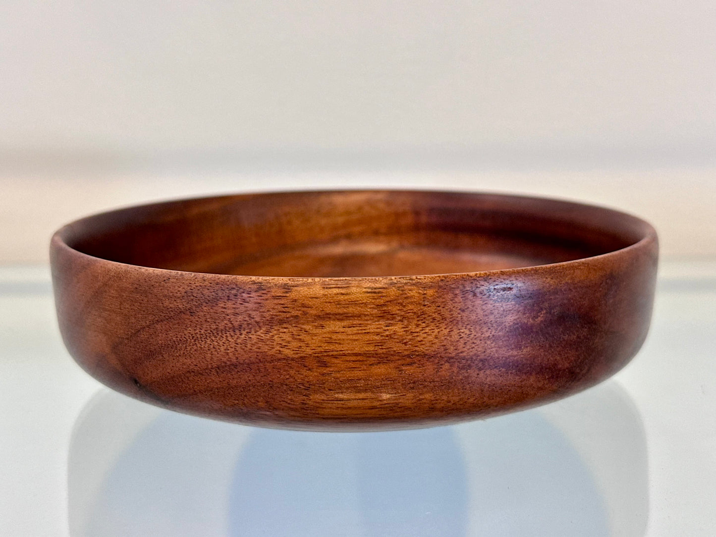 Small Formosa Koa Wood Bowl with Turquoise Inlay