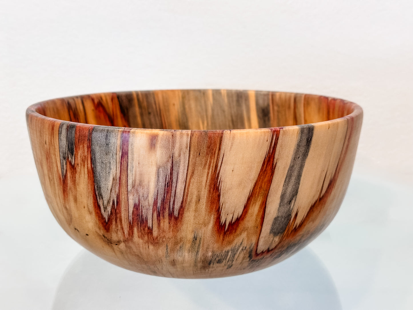 Medium Norfolk Pine Wood Bowl, Perfect for a Salad Bowl, Serving Bowl, Table Centerpiece or Home Décor Artwork, Handmade, Food Safe