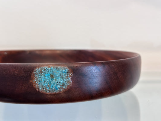 Formosa Koa Wood Bowl/Plate, Handmade in Hawaii, Organic, Food Safe