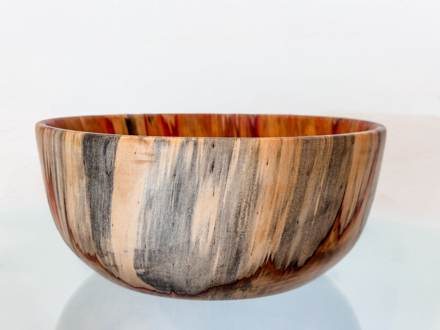 Medium Norfolk Pine Wood Bowl, Perfect for a Salad Bowl, Serving Bowl, Table Centerpiece or Home Décor Artwork, Handmade, Food Safe