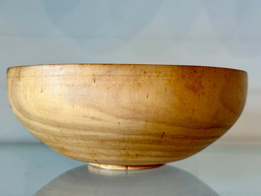Medium Norfolk Pine Wood Bowl, Perfect for a Salad Bowl, Serving Bowl, Table Centerpiece or Home Décor Artwork, Handmade, Food Safe